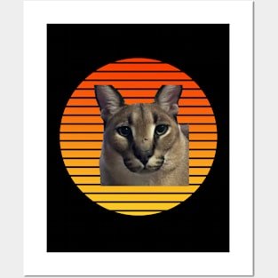 Big Floppa My Beloved Caracal Meme Posters and Art